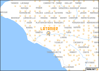 map of Latanier
