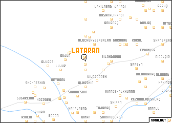 map of Lāţarān