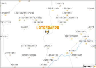 map of La Tasajera