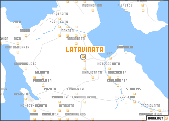 map of Latavináta