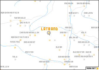 map of Latband