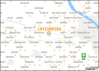 map of Latchorzew