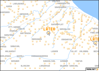 map of Lāteh