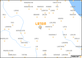 map of Latein