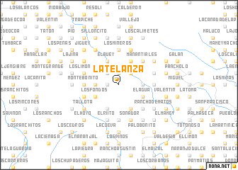 map of La Telanza
