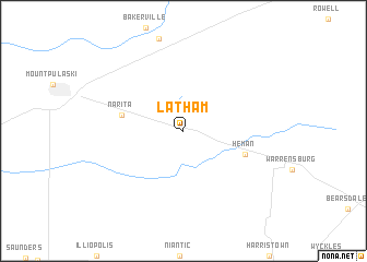 map of Latham