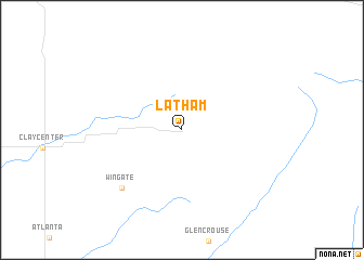 map of Latham