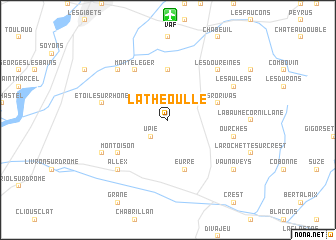 map of La Théoulle