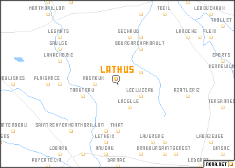 map of Lathus