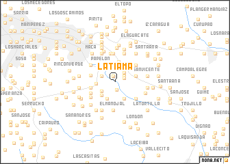 map of La Tiama