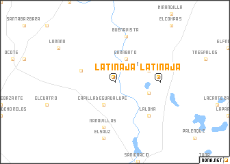 map of La Tinaja