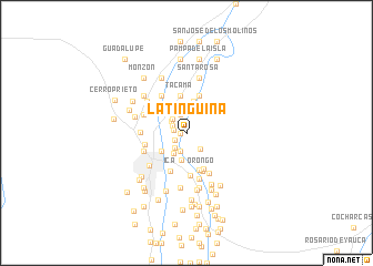 map of La Tinguiña