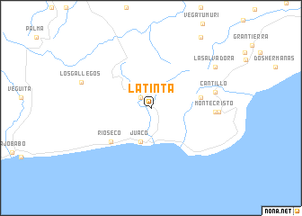 map of La Tinta