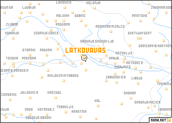 map of Latkova Vas