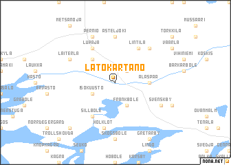 map of Latokartano