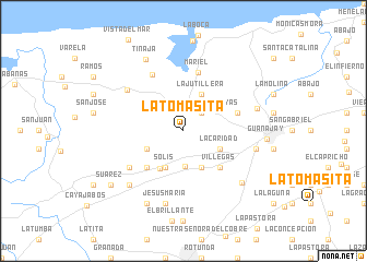 map of La Tomasita