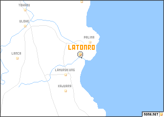 map of Latonro