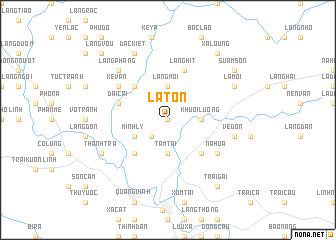 map of La Ton