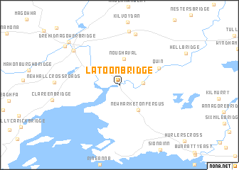 map of Latoon Bridge