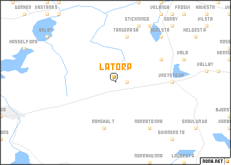 map of Latorp