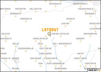 map of Lator Út
