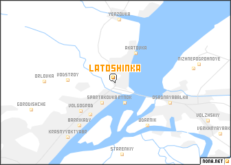 map of Latoshinka
