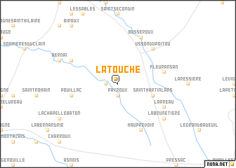map of La Touche