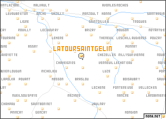map of La Tour-Saint-Gelin