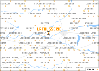 map of La Tousserie