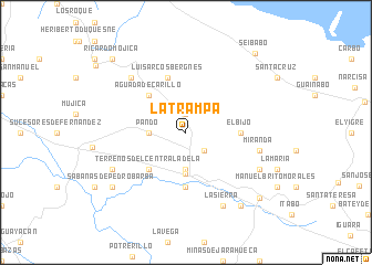 map of La Trampa