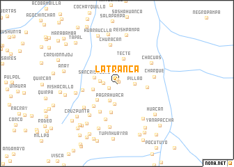 map of La Tranca