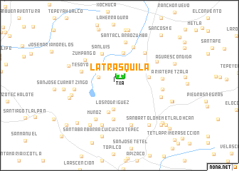 map of La Trasquila