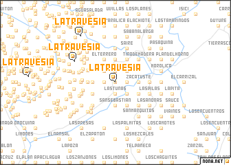 map of La Travesía