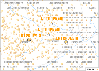 map of La Travesía