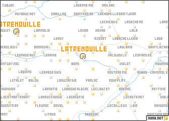 map of La Trémouille