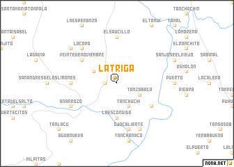 map of La Triga