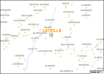 map of La Trilla