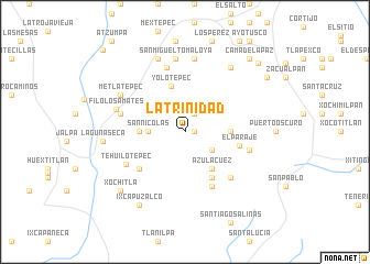 map of La Trinidad