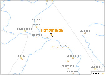 map of La Trinidad