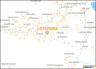 map of La Trinidad