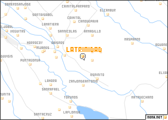 map of La Trinidad