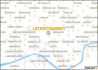 map of La Trinité-du-Mont