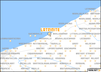 map of La Trinité