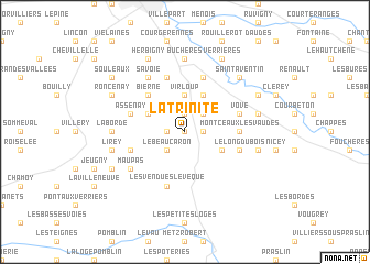 map of La Trinité