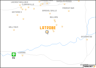 map of Latrobe