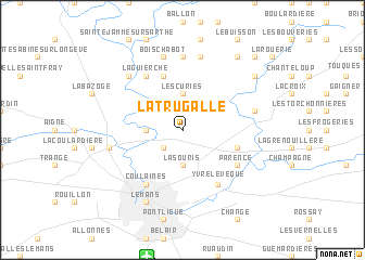 map of La Trugalle