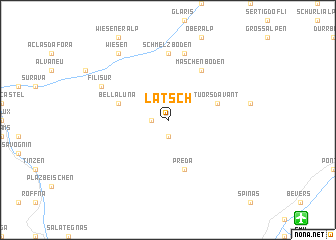 map of Latsch