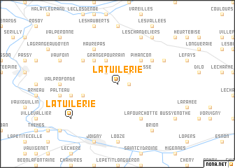 map of La Tuilerie