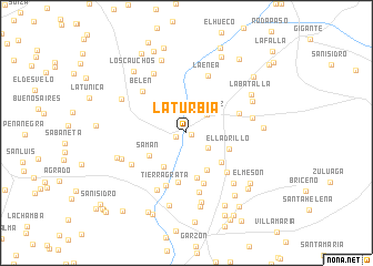 map of La Turbia