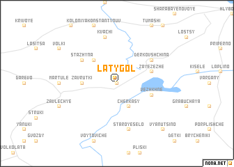 map of Latygolʼ